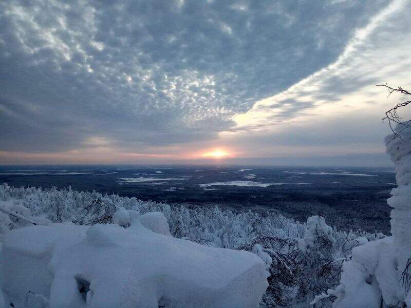 НОВОГОДНИЕ КАНИКУЛЫ НА СЕВЕРЕ ПЕРМСКОГО КРАЯ. ПОЛЮДОВ КАМЕНЬ И ВЕТЛАН. - фото