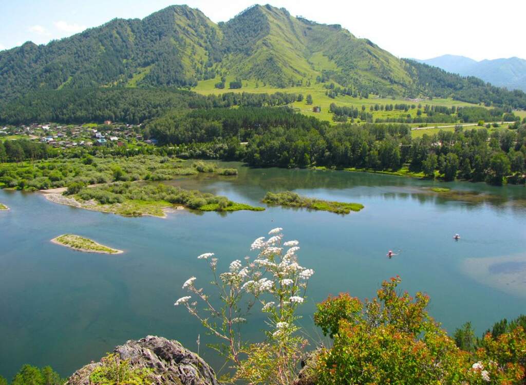 Поселок Чемал - гора Верблюд - фото