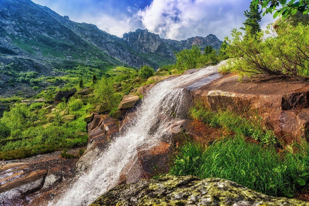 Водопад Мраморный - фото