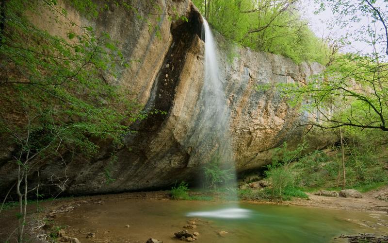 Водопад козырек крым фото