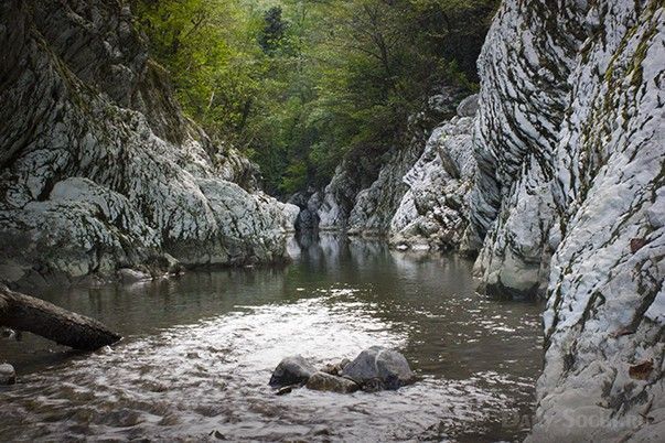 Чертовы ворота каньон Сочи сапы