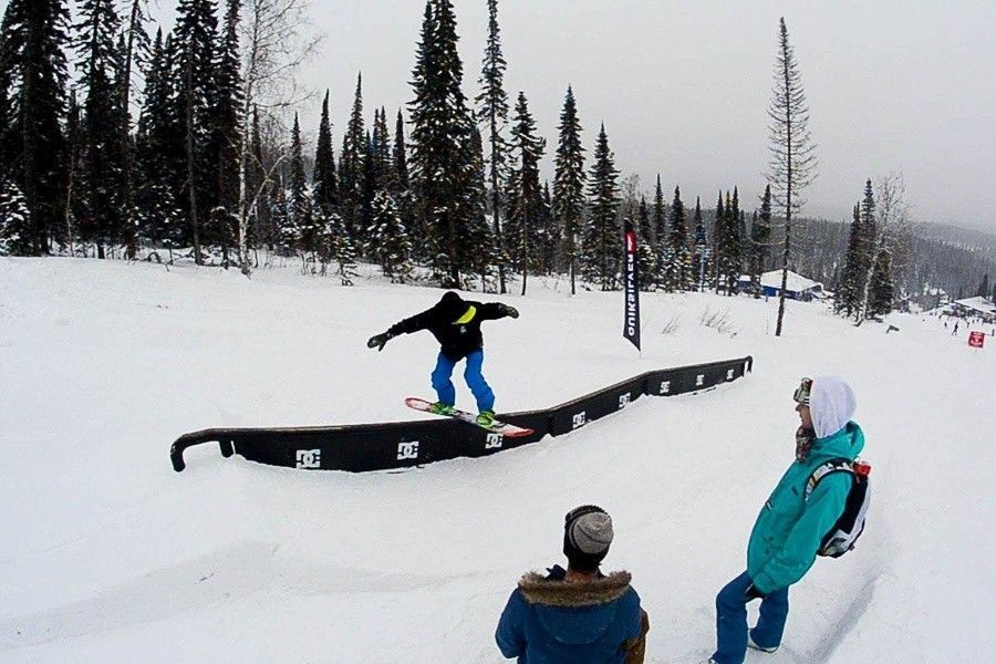 Шерегеш. Трасса Quiksilver park - фото