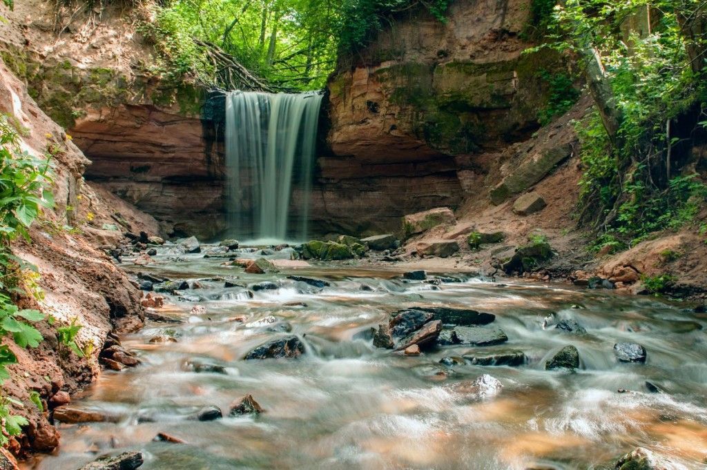 Горчаковщинский водопад (Ленинградская область) - фото