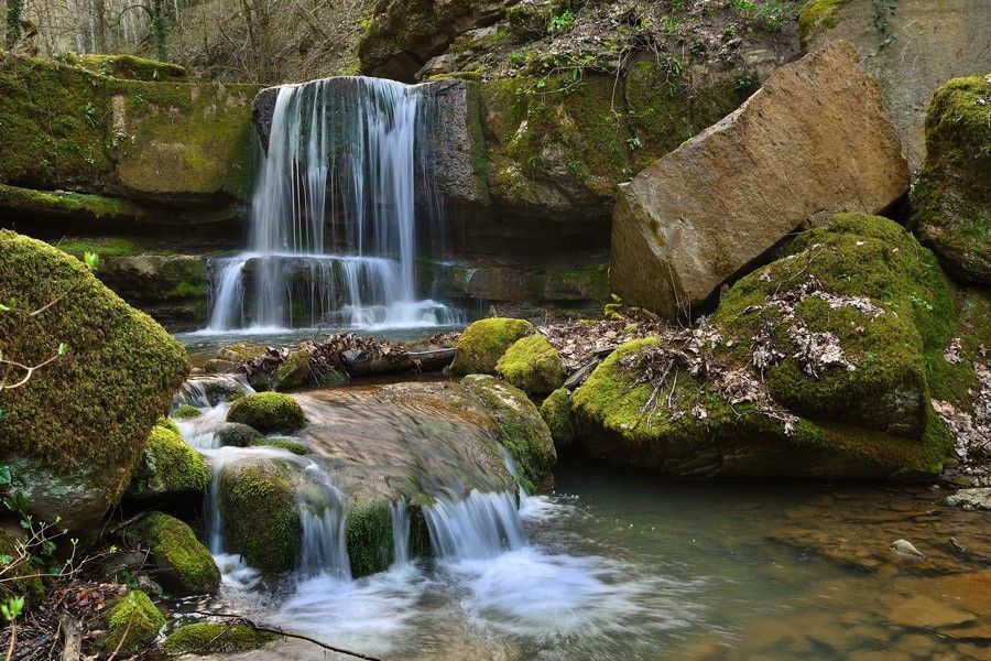 Каверзинские водопады (Краснодарский край) - фото