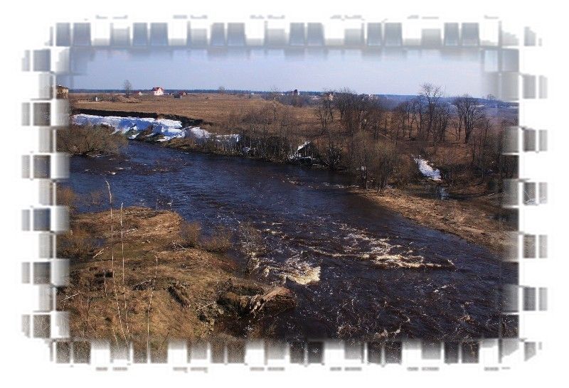 Среднее течение реки Ижора - фото