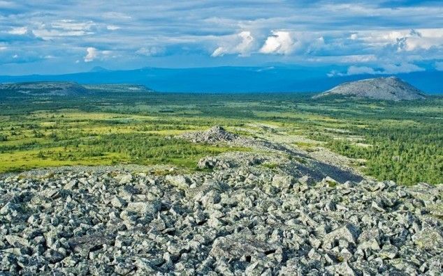 Жигаланские водопады и хребет Кваркуш - фото