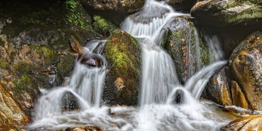 Жигаланские водопады и хребет Кваркуш - фото