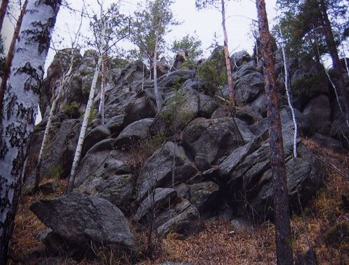 Кырманские скалы и кобылья голова - фото