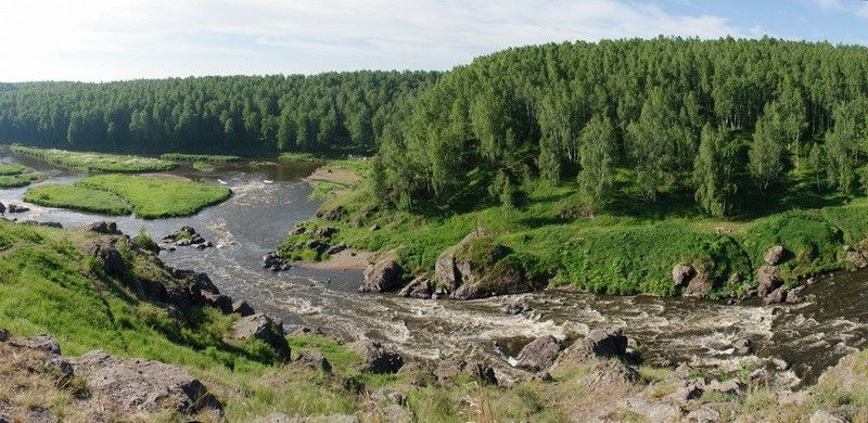 Скалы Каменска-Уральского - фото