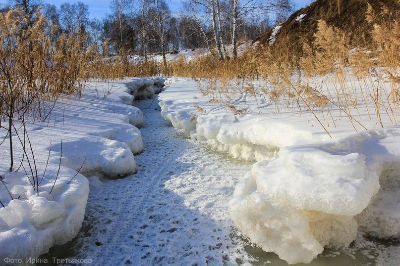 Пешеходная/лыжная прогулка по руслу реки Утяк. Гидротехнические сооружения. - фото