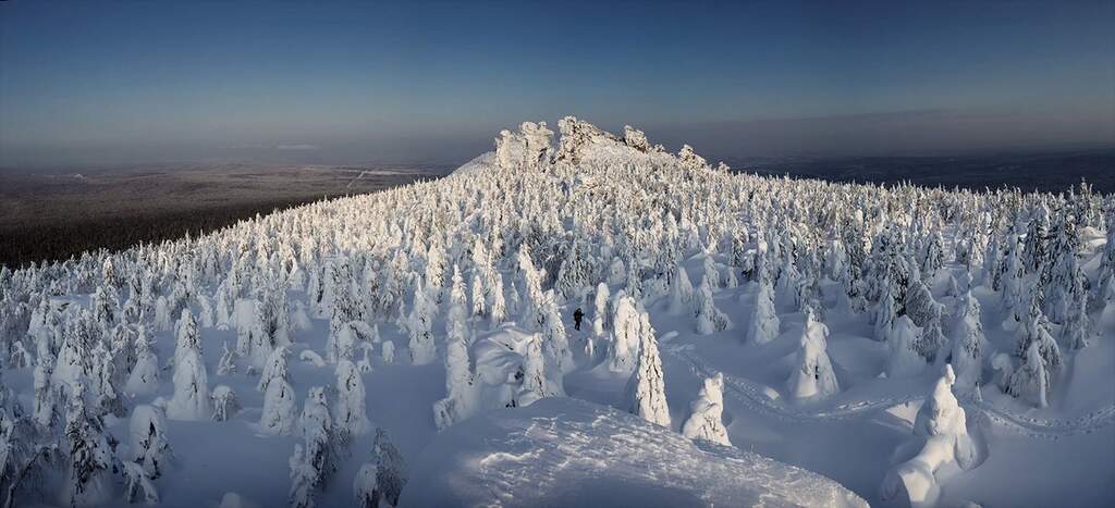 Снегоходный тур на Помяненный камень - фото