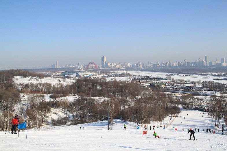 Крылатские холмы лыжная трасса