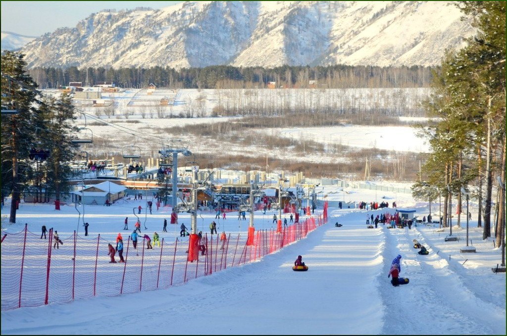 Горнолыжный курорт Манжерок - фото