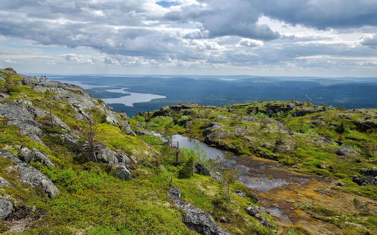 Водопад Кивакка Карелия