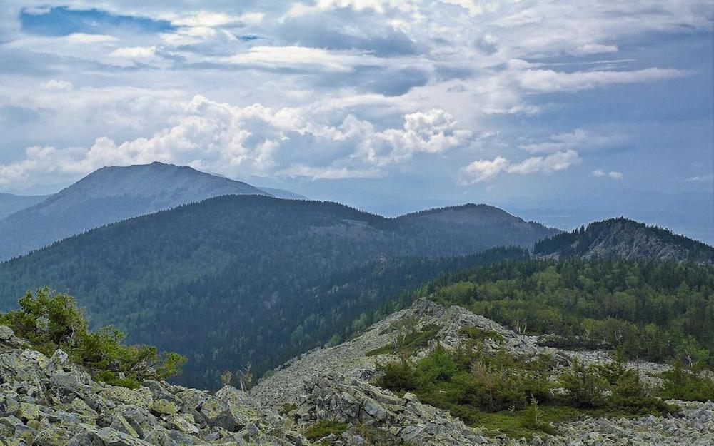 Поселок Сибирка — кордон «У трех вершин» — гора Большой Уван - фото