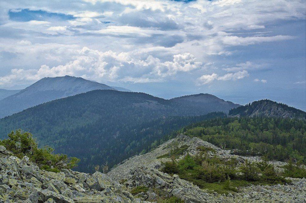 Поселок Сибирка — кордон «У трех вершин» — гора Большой Уван - фото