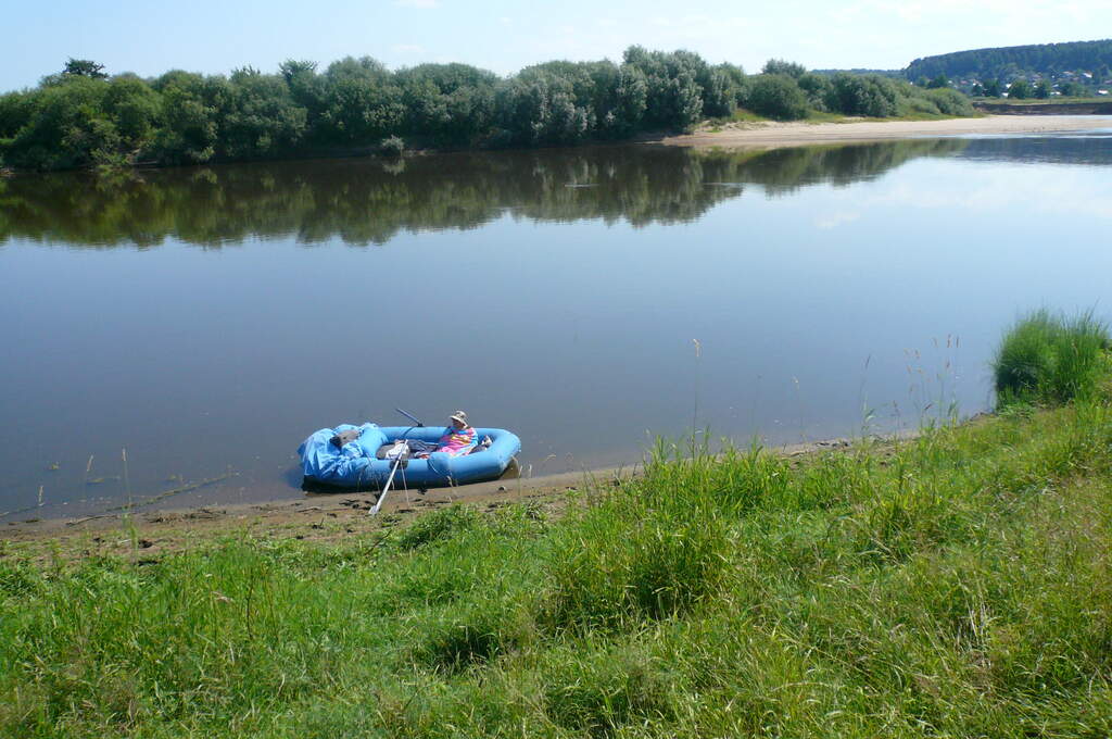 Водный сплав на вёсельной ПВХ лодке по реке Ока в Рязанской области ( 445 км) - фото
