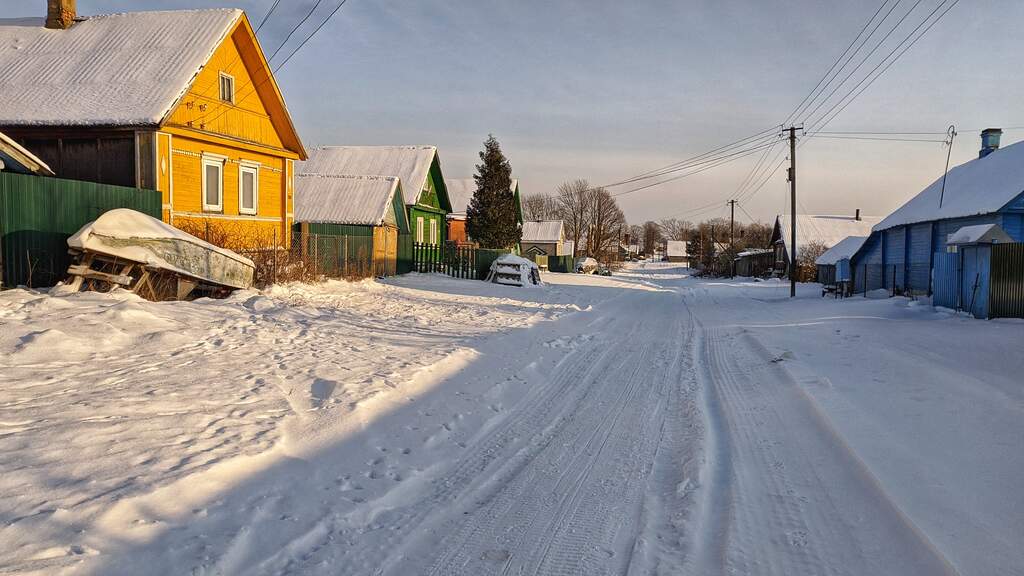 Талабские острова зимой. - фото