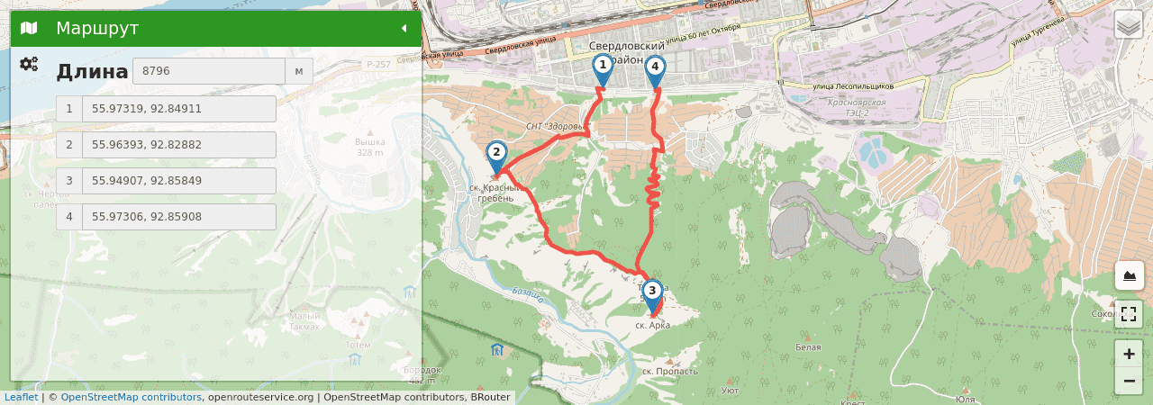 Торгашинский хребет красноярск карта