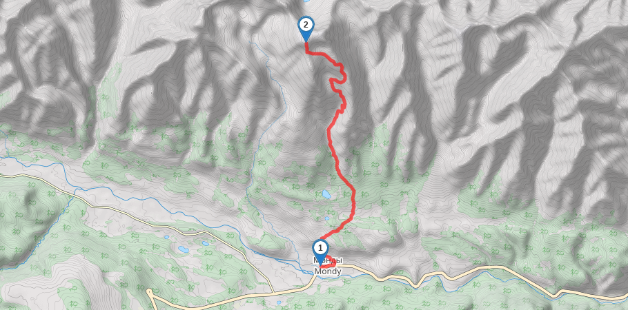 Пик Хулугайша 3015 метров! трек на карте