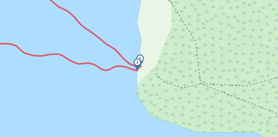Приозерск - Мельничный остров - Тихий остров - Приозерск трек на карте