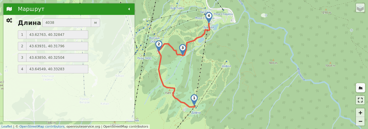 Тропа чемпионов роза хутор карта