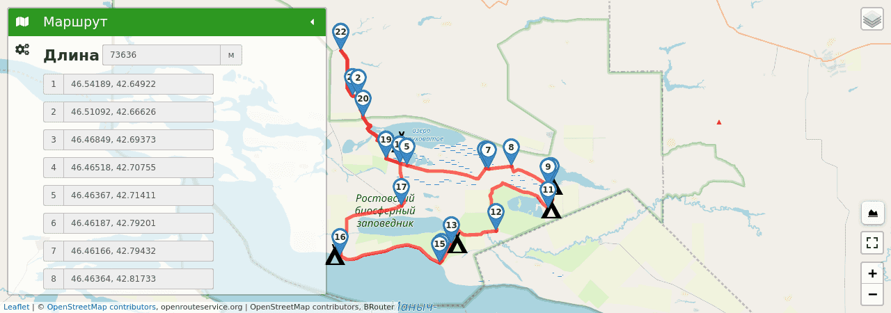 Ростовский заповедник карта