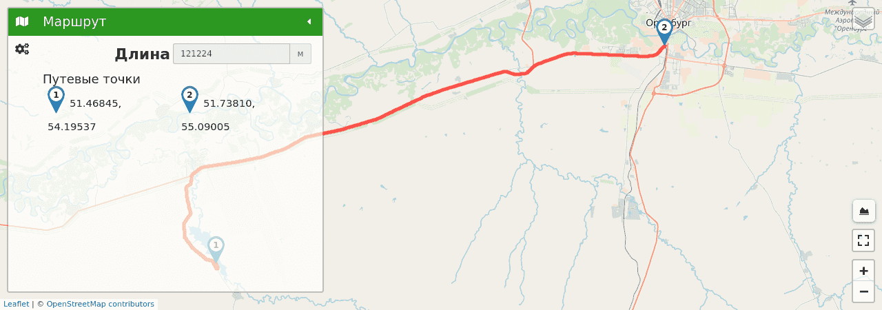 Димитровское водохранилище трек на карте