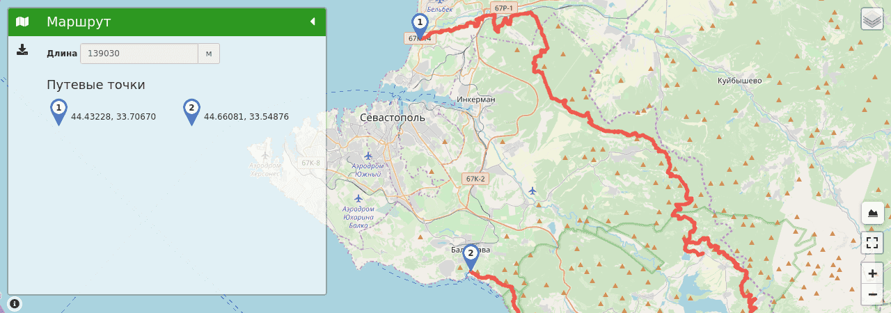 Маршрут большая. Севастопольская тропа маршрут. Маршрут большой Севастопольской тропы на карте.