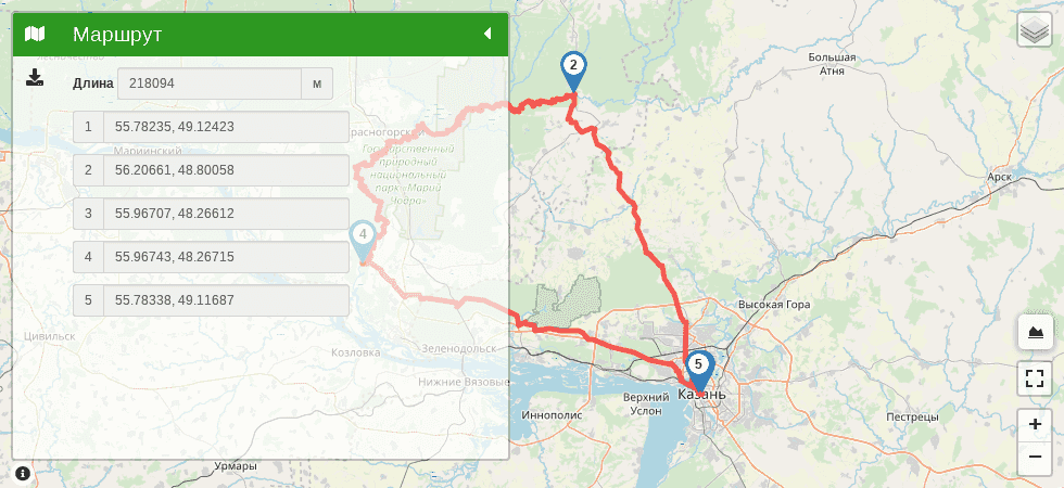 Река Илеть. Вело-водный маршрут. трек на карте